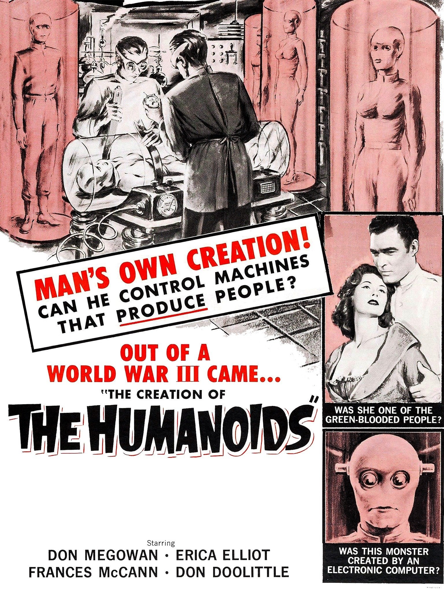 The Creation of the Humanoids Dvd (1962)