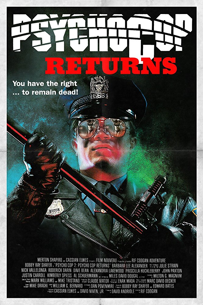 Psycho Cop Returns Dvd (1993) Rarefliks.com